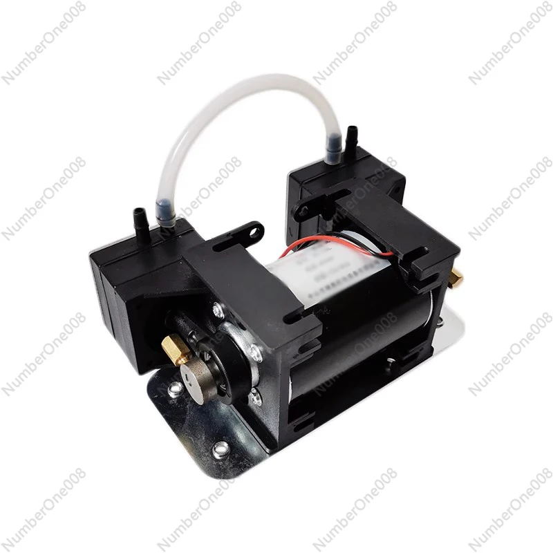 12V/220V High Positive and Negative Pressure Miniature Vacuum Pump Large Flow Beauty Instrument Mute Double-head Diaphragm Pump