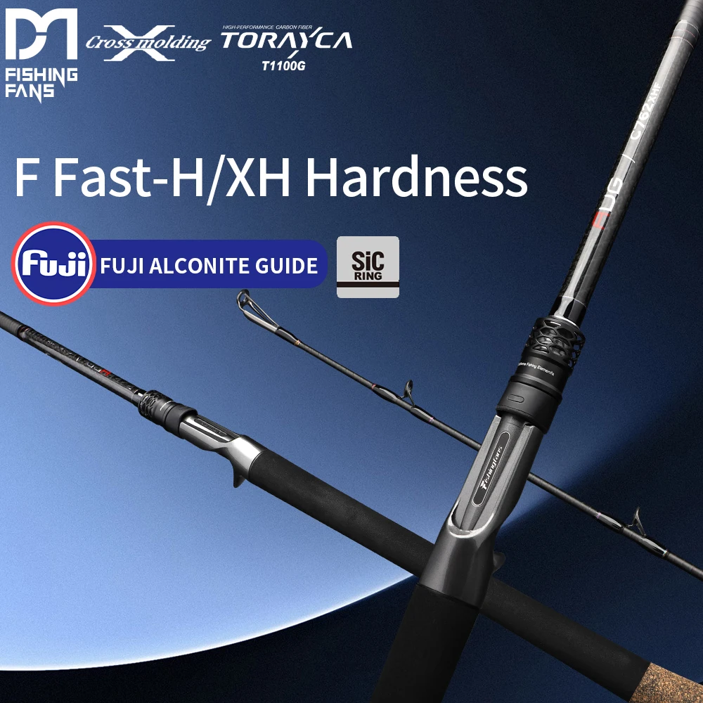 

FISHINGFANS H XH Powerful Snakehead Rod SUPER HARD Casting 2.13m 2.28m FUJI ALCONITE SIC TIP GUIDE TORAY carbon Giant Rod