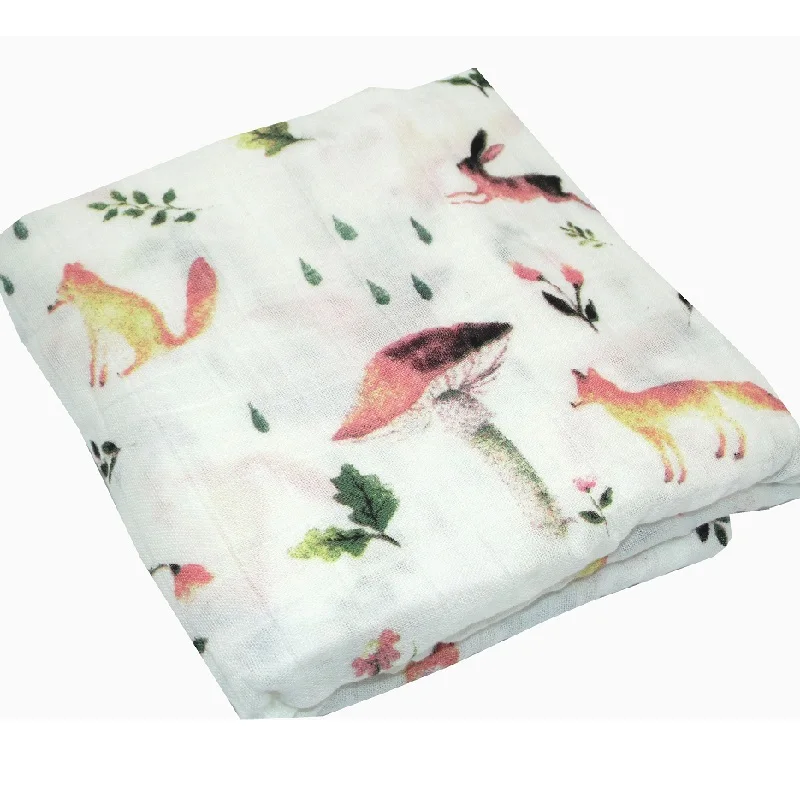 بالون الترا لينة الشاش الطفل بطانية 47x47 بوصة خفيفة الوزن تنفس قماط لحديثي الولادة تلقي بطانية #5