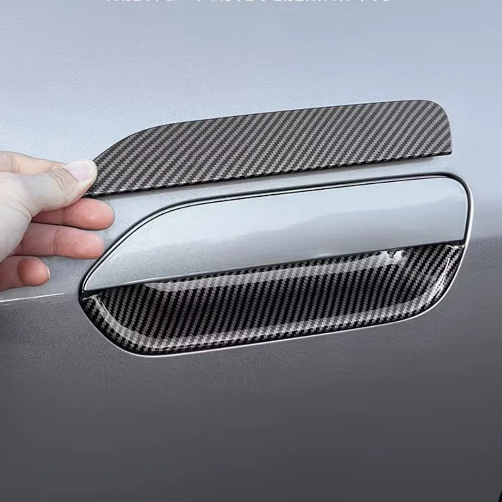 

For Omoda 7 PHEV 2026 Accessories Car Door Handle Protection Cover Door Bowl Scratch-Resistant Trim ABS Carbon Sticker Styling