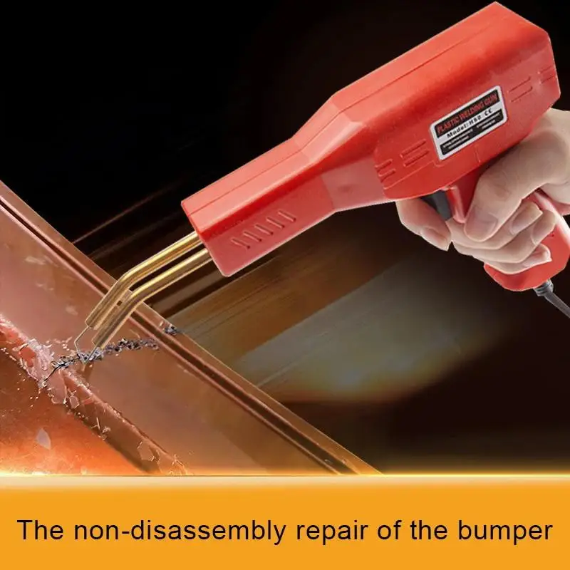 Car Bumper Dashboard Repair Kit Plastic Welder Tool 4 in 1 Hot Stapler with 4 Types of Staples for Kayak Plastic Product Repairs