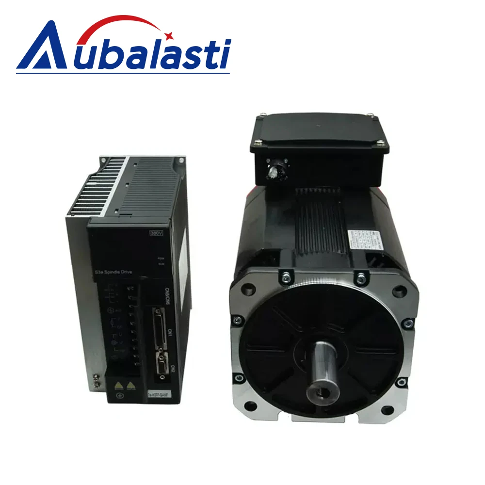 Aubalasti Asynchronous Spindle Servo Motor Kits with High Inertia for CNC Lathe and Milling Machine