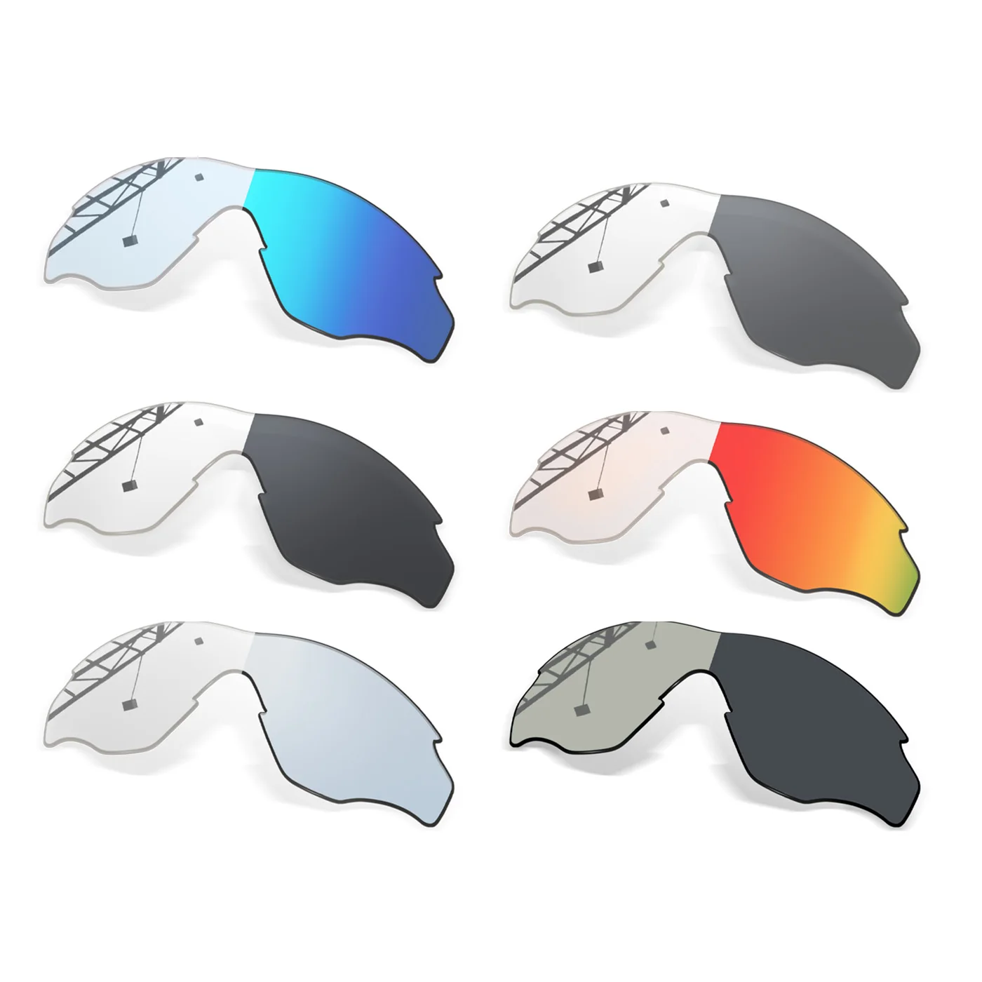 Suitable for Oakley M2 Frame OO9212 OO9343 Replacement Lenses-100% UV Protection Anti-Scratch & Impact Resistant