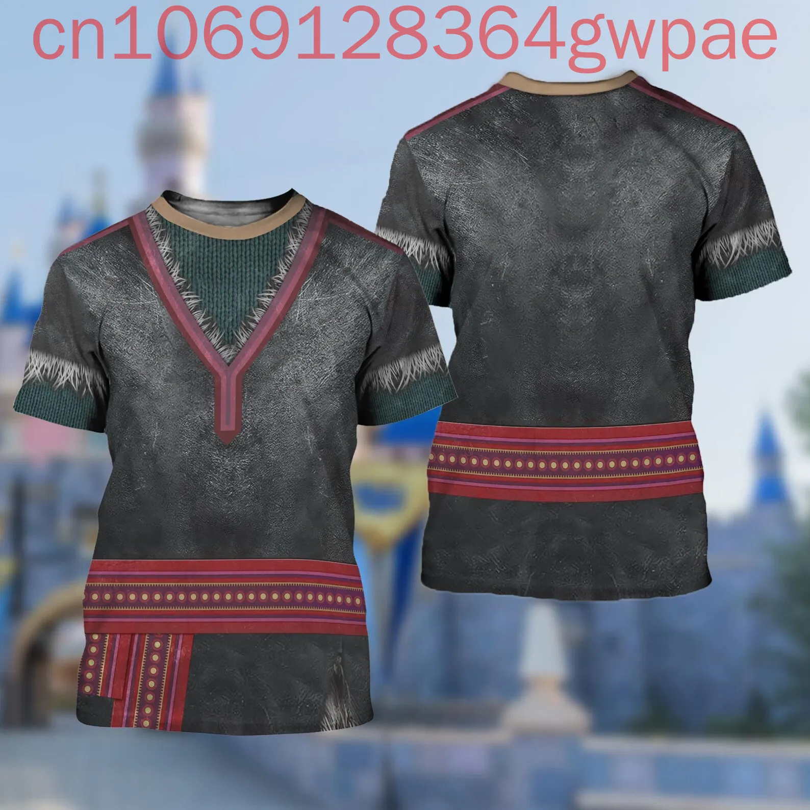 

Disney Kristoff Prince персонаж косплей футболка с 3D принтом мужские женские повседневные топы с короткими рукавами летняя футболка большого размера с героями мультфильмов