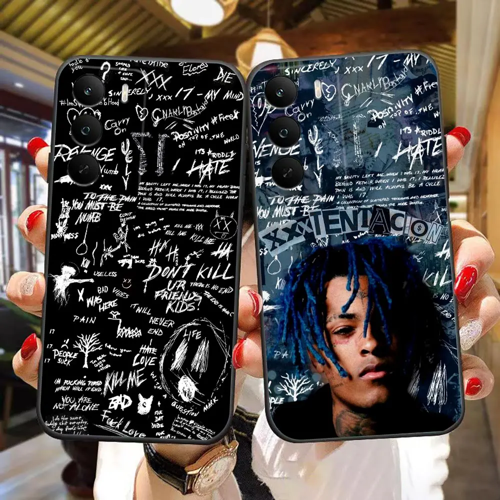 Phone Case For Realme C100 C100I C83 C85 C75 C71 C65 C63 C55 C53 C35 C33 C30 7 6 5 GT NARZO 50 Cover Rap Singer X-XXXTentacions