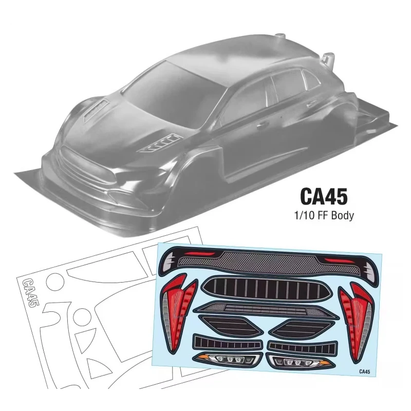 

Scale 1/10 On road body, 1/10 Tram FF front driver car shell, 257mm wheelbase, Tamiya tt02 Chassis. Kyosho fazer, hsp hpi