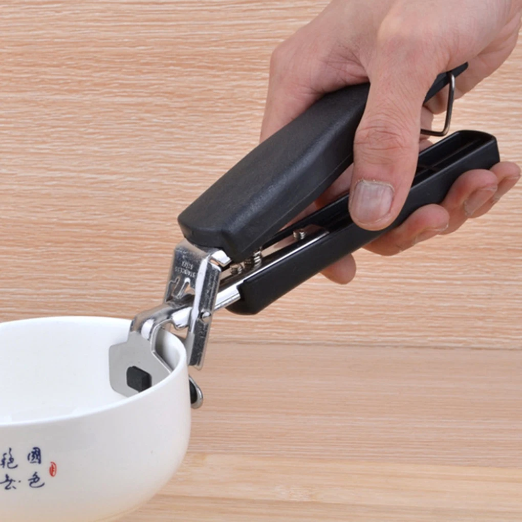 

Hot Bowl Holder Dish Clamp Pot Pan Gripper Clip Hot Dish Plate Bowl Clip Retriever Tongs Silicone Handle Kitchen Tool