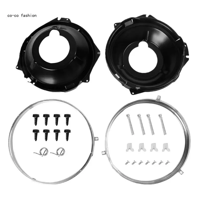 

517B Profession Headlight Retaining Rings Restoration Hardware with Mounting Buckets