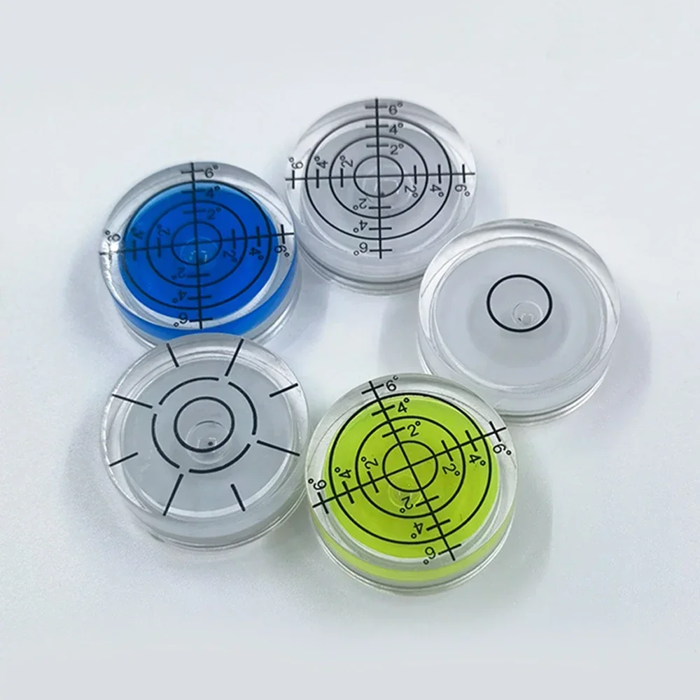 Alat ukur Level lingkaran, aksesoris Level gelembung Levelling presisi tinggi Diameter 32MM