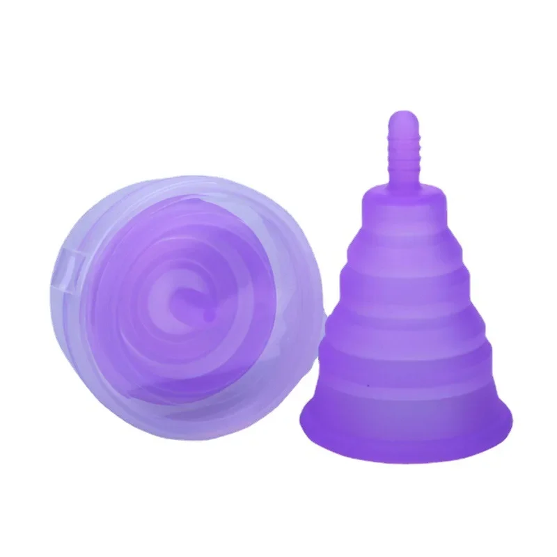 Women Menstrual Cup Large Capacity Sanitary Cup Sports Swimming Anti Leakage Menstrual Cup Silicone Feminine Hygiene Product
