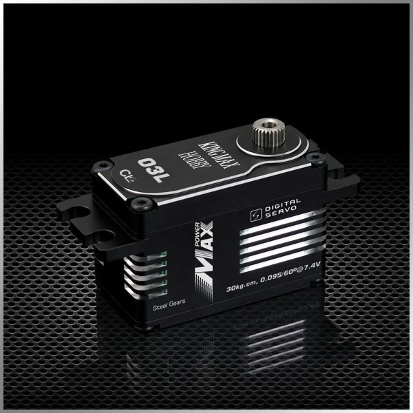 KINGMAX CLS03L 64g 30kg.cm@7.4V Waterproof Steel Gear Digital Low Profile Servo for Climbing Bigfoot Cart