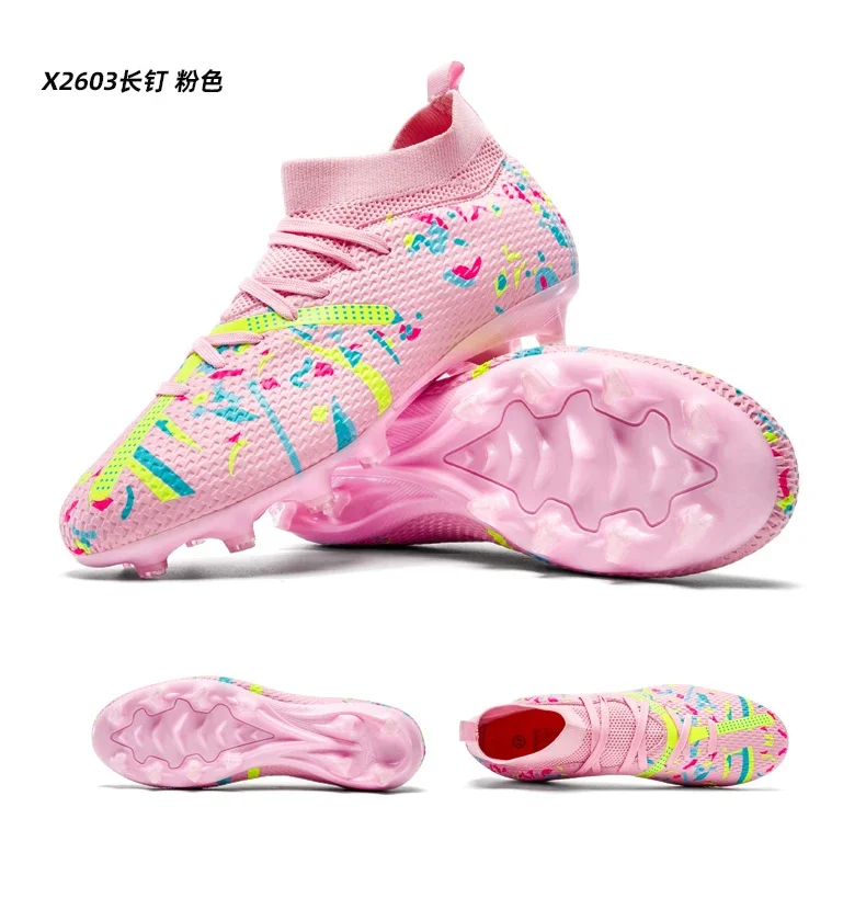 Neue Herren-Fußballschuhe Professionelle Outdoor-Sportschuhe Rutschfeste Trainingsschuhe Sneakers Rasen-Fußballstiefel Ultraleicht Unisex – Detail 34