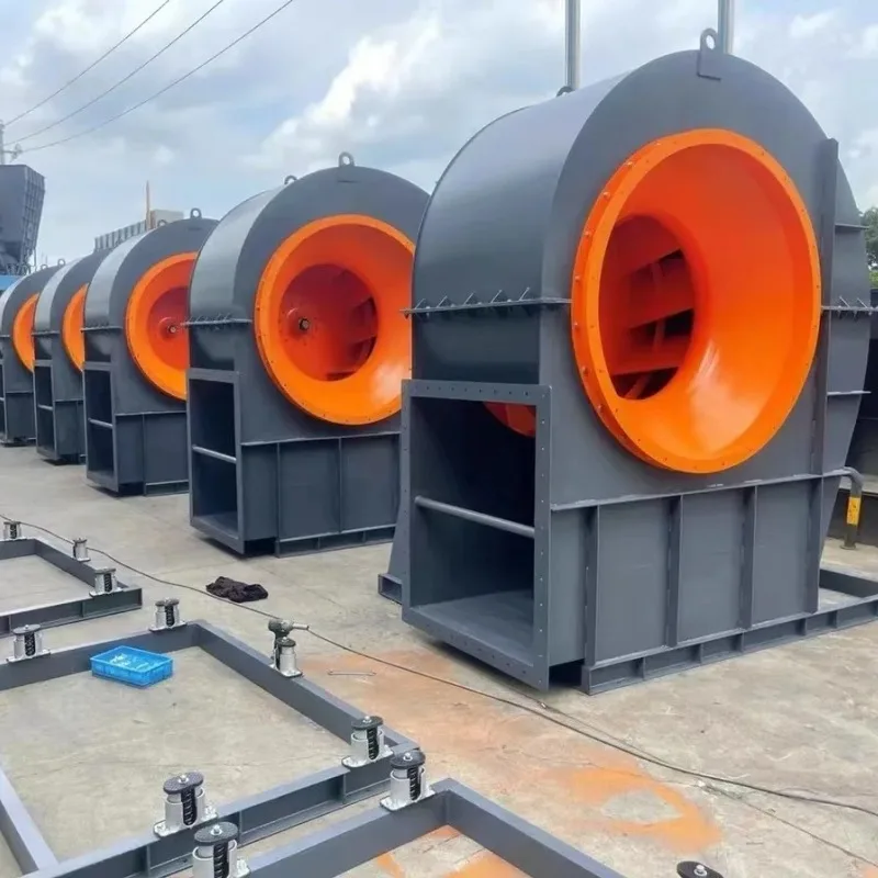 Industrial High Pressure Centrifugal Blower Fan Exhaust Dust Smoke Carbon Steel/Stainless Steel Construction