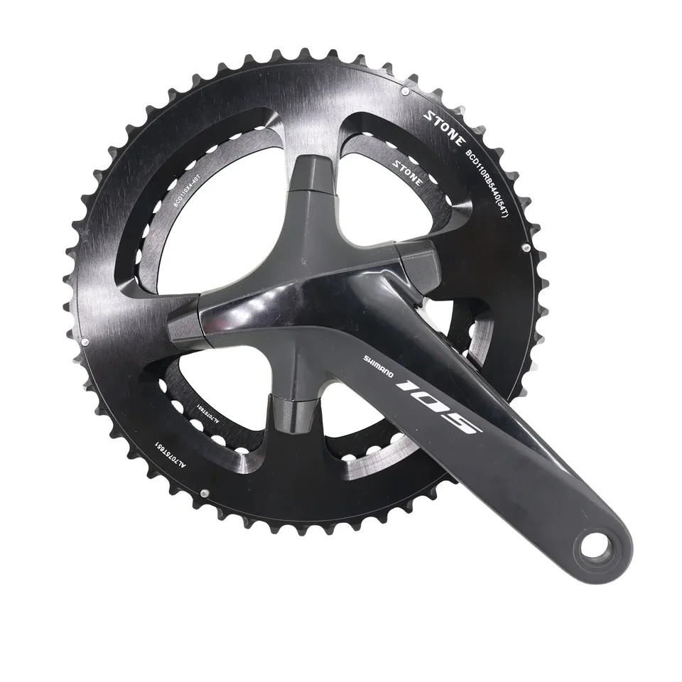 STONE 52T/36T エアロチェーンリング インナー&アウターのセット シマノ SHIMANO 105 FC-5800 チェーンリング アウター インナーセット