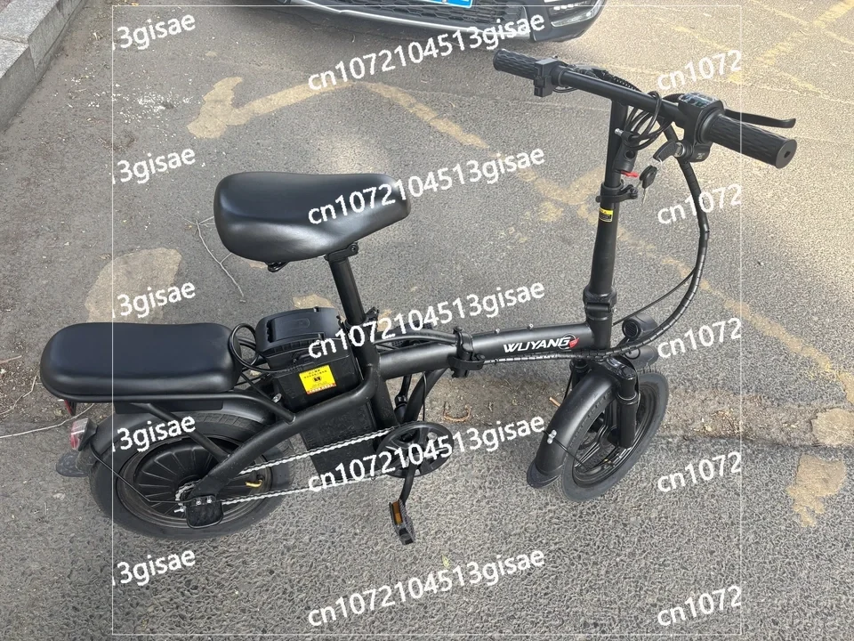 

Lithium Battery Ultra Lightweight Portable Small Transport Battery Vehicle, Foldable Electric Vehicle Driving Electric Bicycle