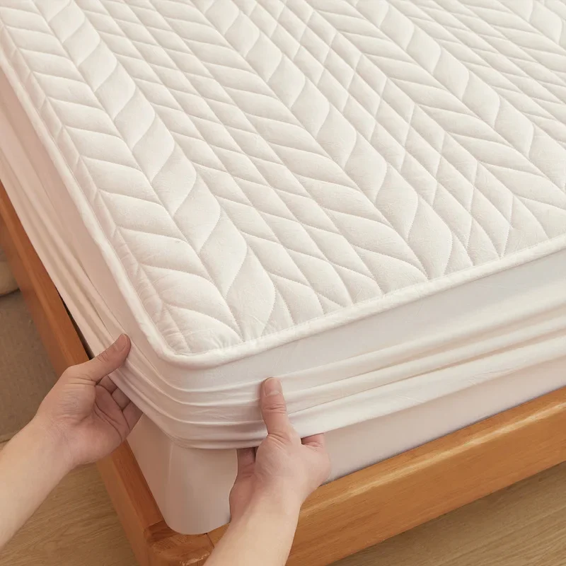 New Class A maternal and infant pure cotton washed cotton padded antibacterial mattress cotton bed cover mattress protective