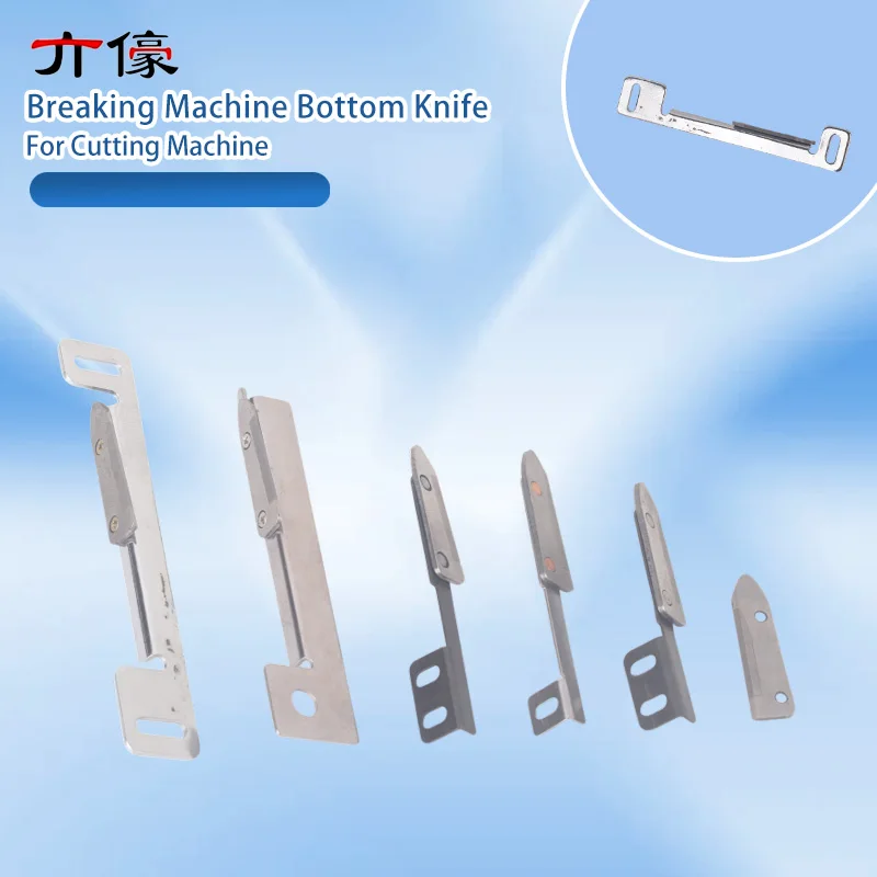 Cutting Machine Blade Breaking Machine Bottom Knife Single Hole Original Alloy Steel Tungsten Steel Lower Knives 60mm Sewing