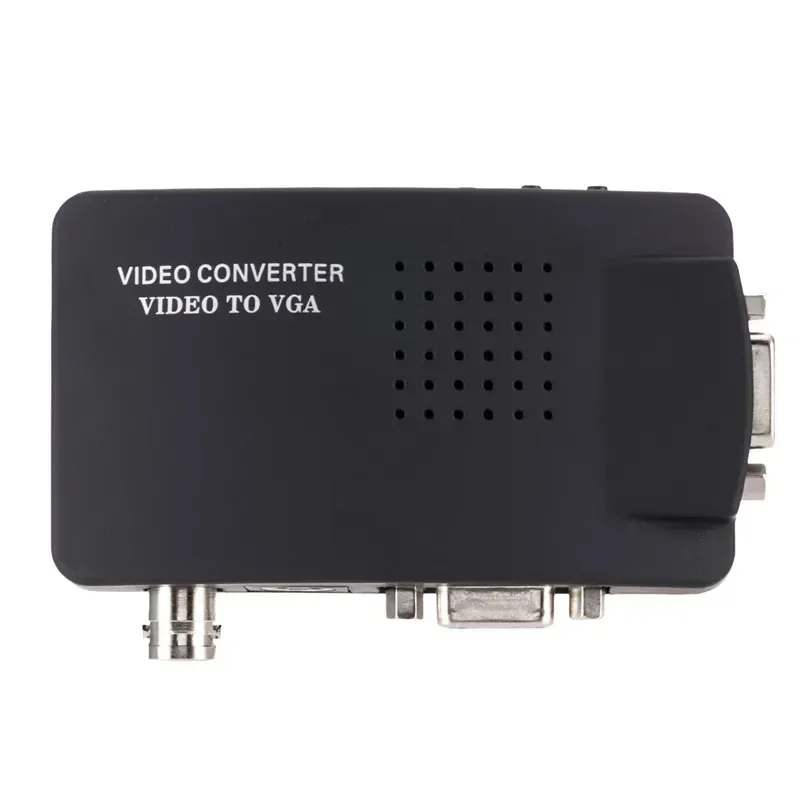 Konwerter wideo BNC SVIDEO na VGA Adapter wyjścia VGA Konwerter BNC na VGA Kompozytowa skrzynka przełączników cyfrowych z kablem DC