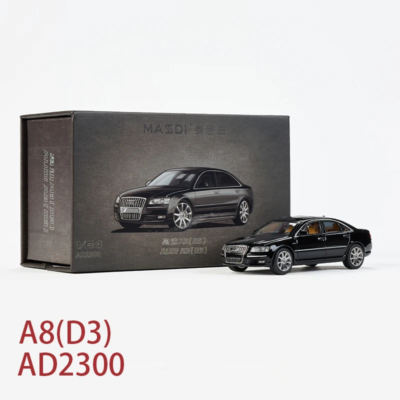 

Massdi литой под давлением масштаб 1/64 A8 (D3) имитация сплава модель автомобиля статический дисплей Коллекционная игрушка подарок сувенирное украшение
