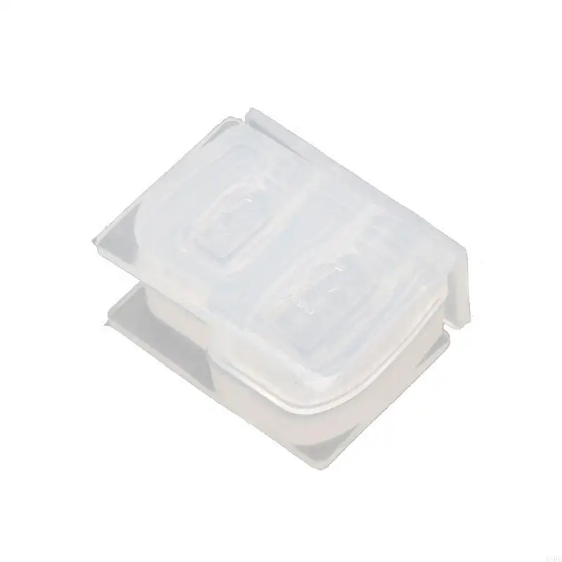 45be Silicone Jar Molds Resin Jar Mold Crystal Epoxy Round Storage Chai chai để lưu trữ DIY Kẹo dầu mật ong