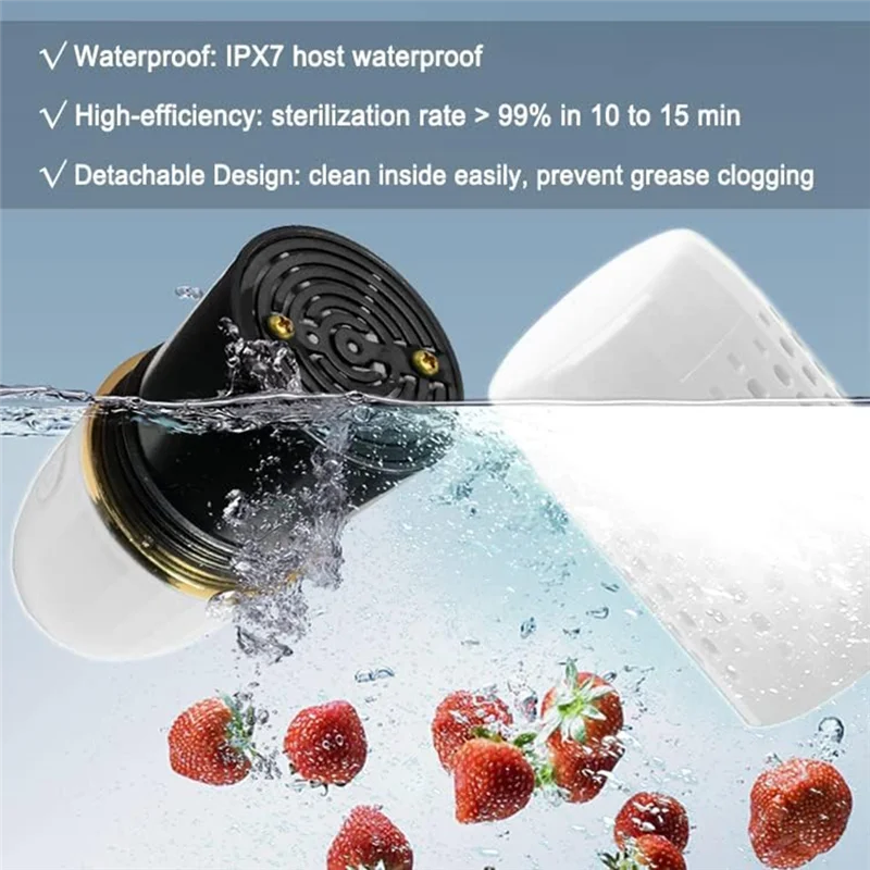 

Fruit Andvegetable Wash Rechargeable Cleaning Machine Forvegetables Andfruits Portable Mini Food Cleaner-A54Q