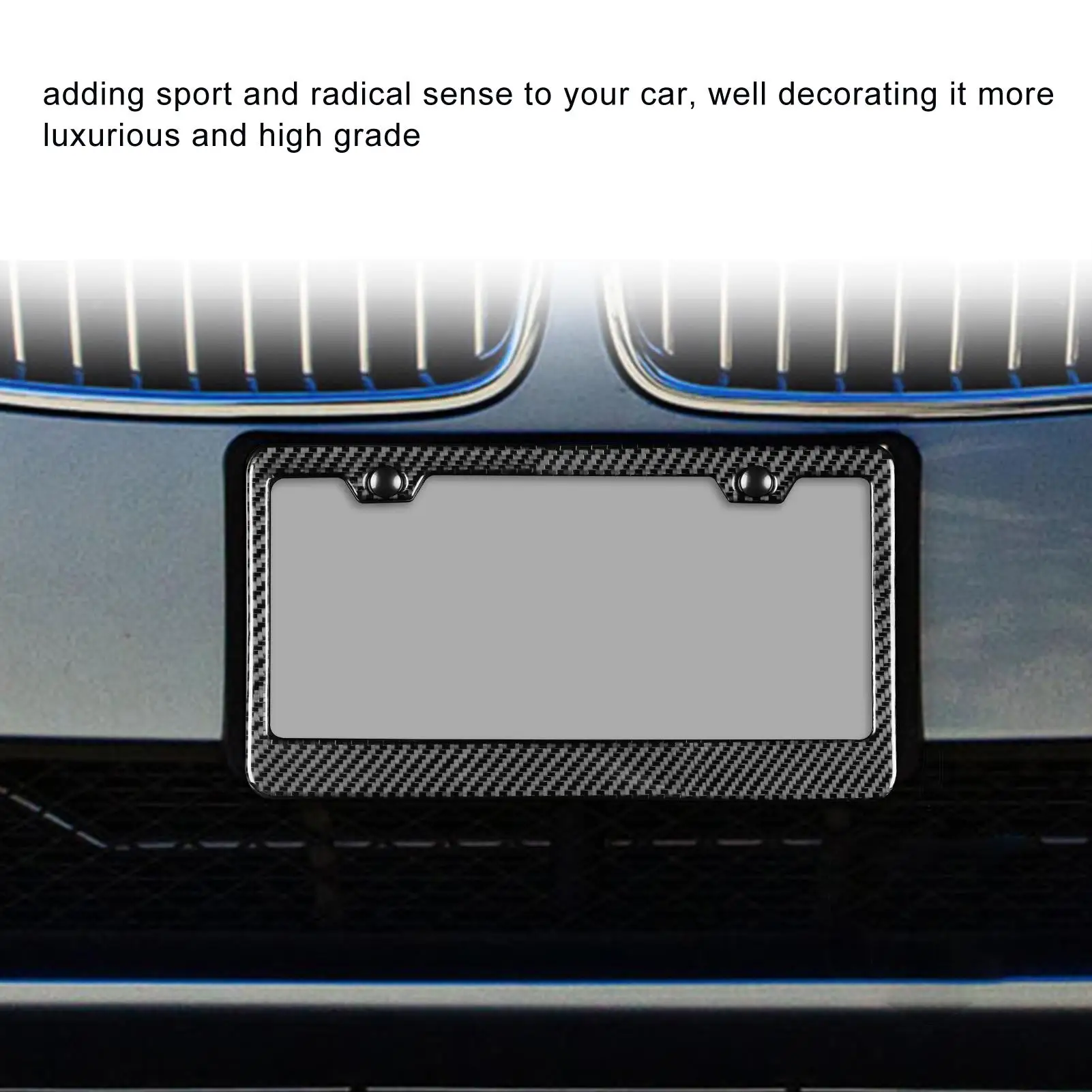 License Plate Holder Carbon License Plate Frame High Strength for car