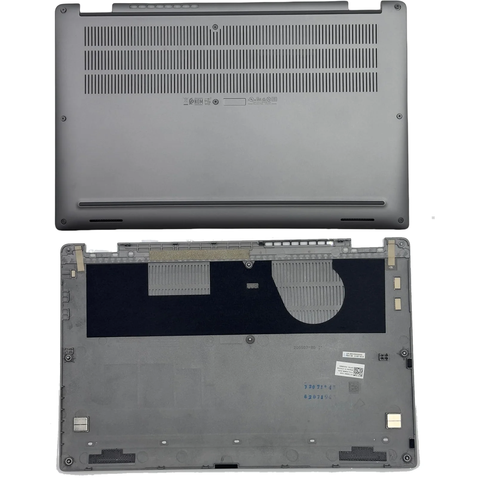 

0G0890 G0890 для ноутбука Latitude 7410 Chrome, нижняя крышка корпуса, нижняя часть корпуса, D-крышка, серебристая, AM2VN000502