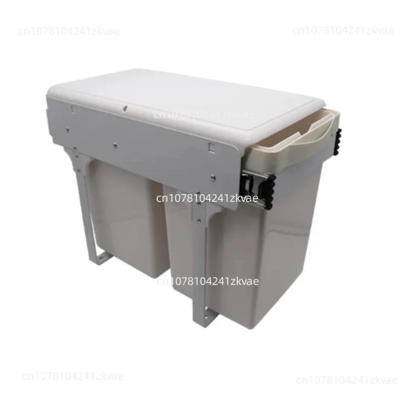 Kitchen Sorting Trash Can, Pull-out Cabinet, Sink Cabinet Trash Can, Square Cabinet Inner Cabinet Door Hidden Trash Can