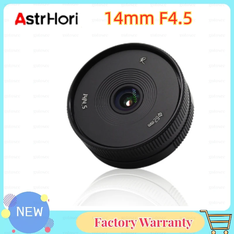 

AstrHori 14mm F4.5 Camera Lens APS-C Ultra Wide Angle Manual Lightweight Lense Compatible with E/X/Z/M43/EF-M Mount