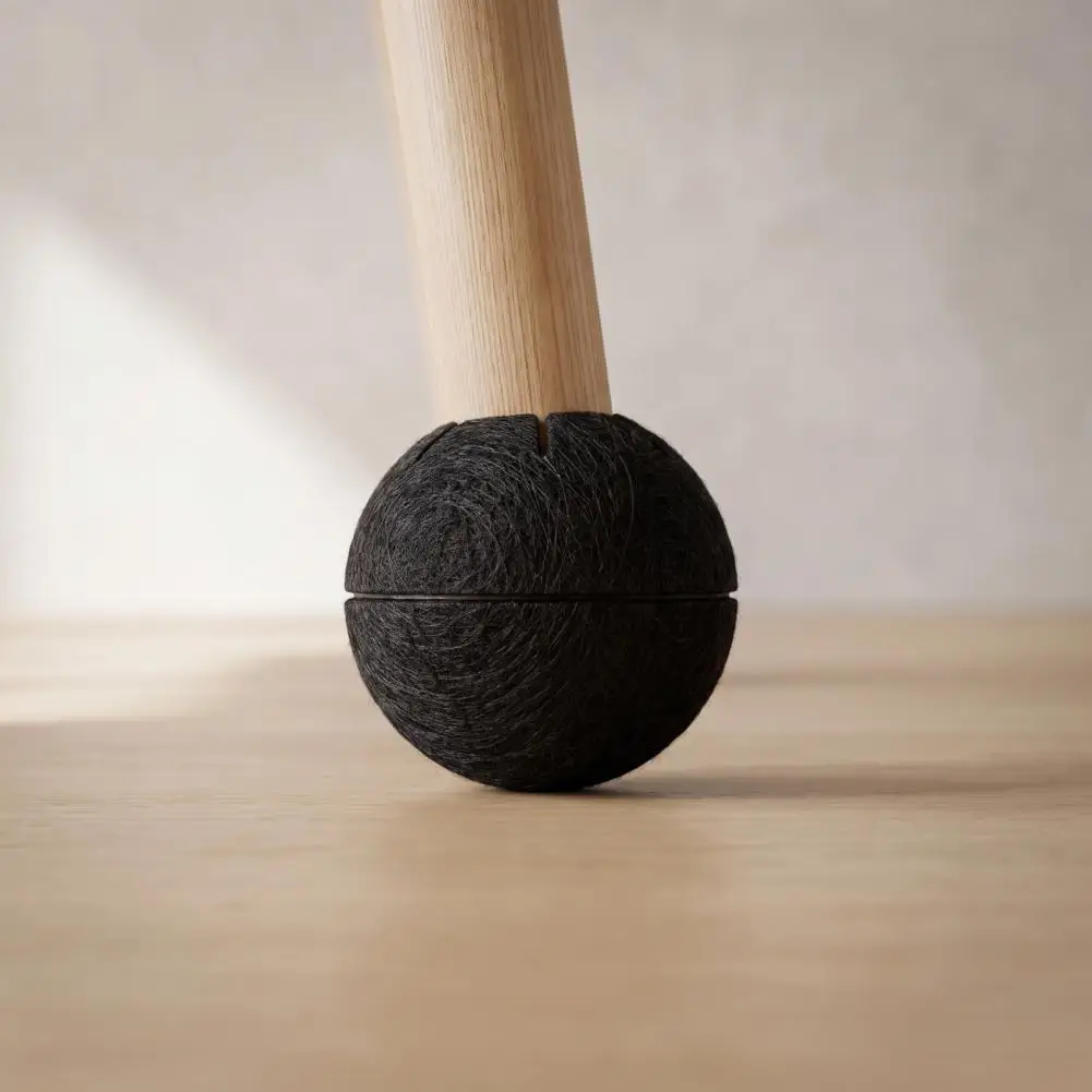Felt Pads for Chairs Precut Ball Chair Leg Covers Non-slip Felt Furniture Floor Protectors Noise-reducing Tennis Balls for Chair
