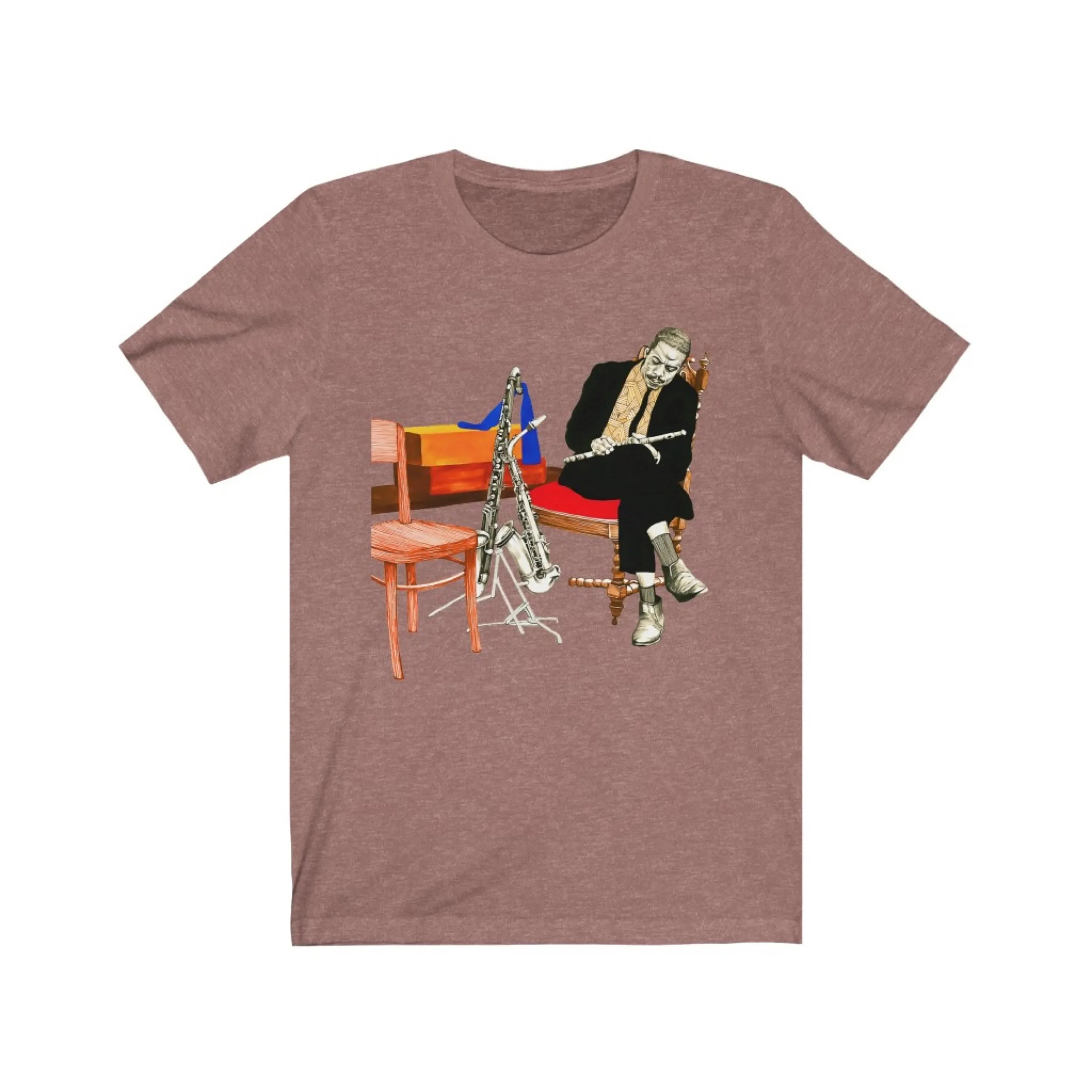 Aesthetic musician art T Shirt Eric Dolphy black history jazz music artist band tee