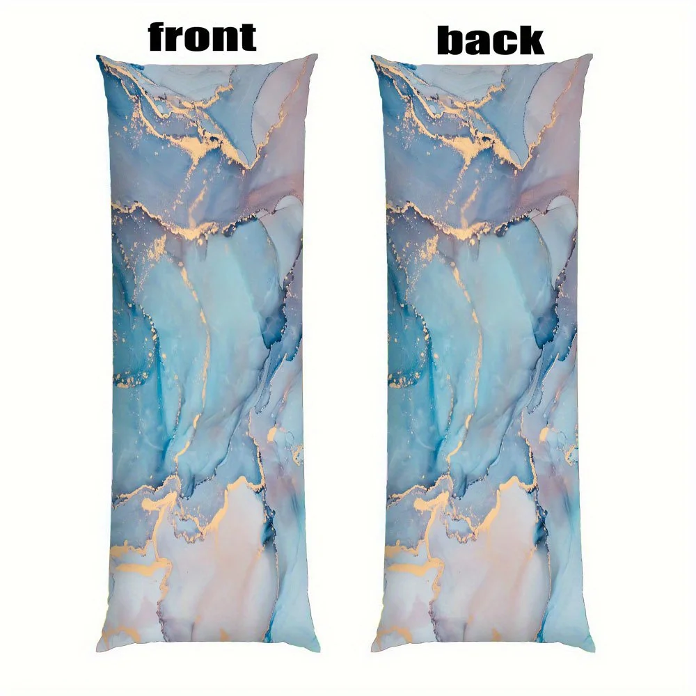 One Full-Body Pillow Cover (Insert Not Included), 20X54 Inches, Double-Sided Design, Modern Style, Available in Multiple Colors,