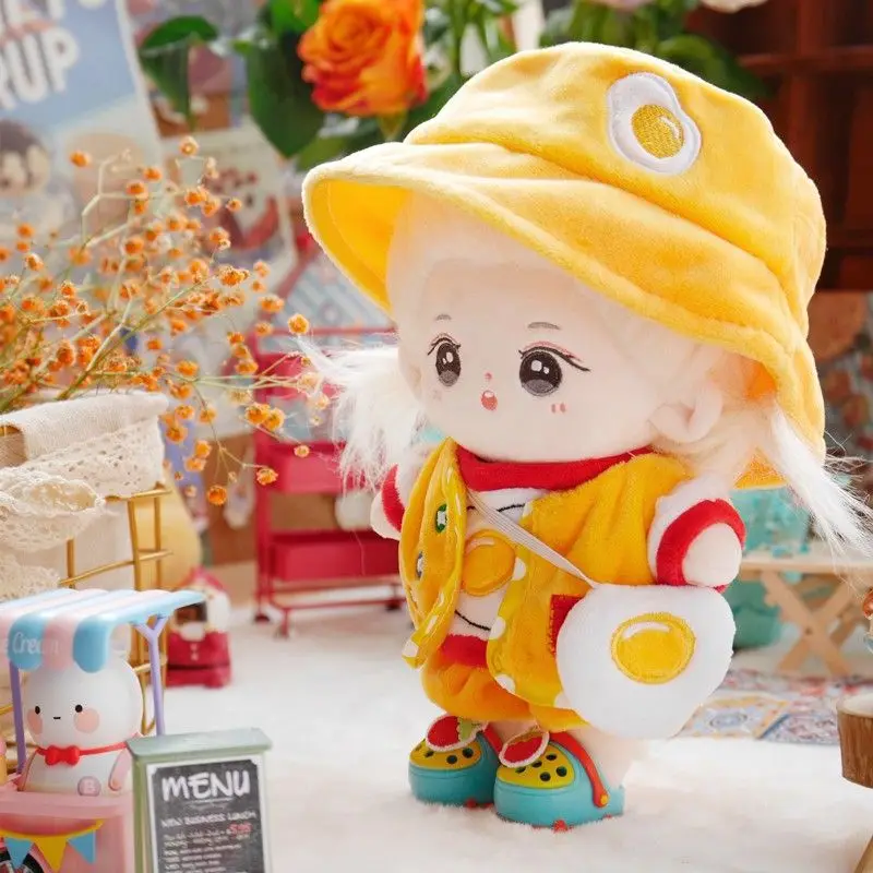 Handmade Limited 5pc/set Butter Puppy Suit No Attribute Doll Clothes Plush Dolls Outfit Hat T-shirt Overall Shoes Schoolbag