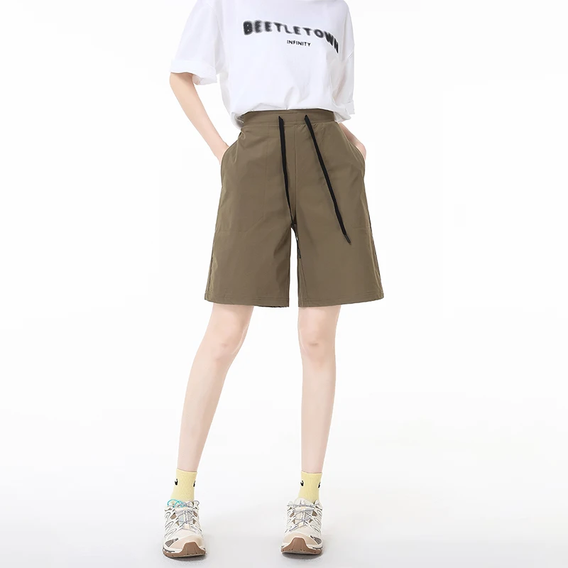 

Женские летние повседневные спортивные шорты для активного отдыха, 5-дюймовые, мягкие, свободные, удобные, дышащие, быстросохнущие, для пар.