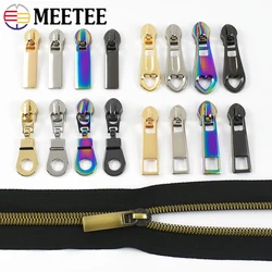 10-100Pcs 3# 5# Zipper Sliders for Nylon Zips Tape Clothes Coat Zippers Pull Head Backpack Zip Repair Kit DIY Sewing Accessories
