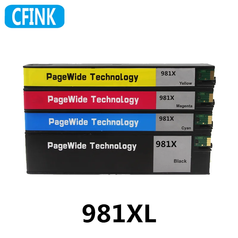 

981X 981XL Ink Cartridge Compatible For HP PageWide Enterprise Color 556xh/556dn 586dn/586f/586z E58650dn E55650 printer