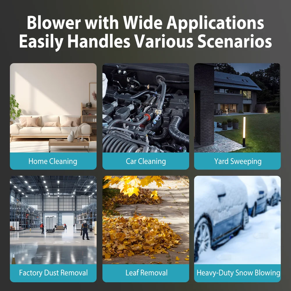 العاصفة توربو مروحة قوية منفاخ الهواء توربو منفاخ الغبار ماكس 1000 جرام التوجه ورقة منفضة يده أداة السلطة لبطارية ماكيت 18 فولت-21 فولت #6