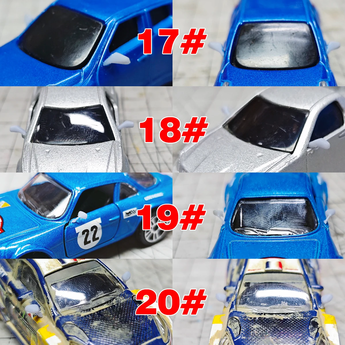 Automobil-Rückspiegel, Automodell, Autoteile, Maßstabsmodell, Miniatur 1/64 für Auto, LKW, Rennwagen, Sportwagen, Cabriolet – Detail 1