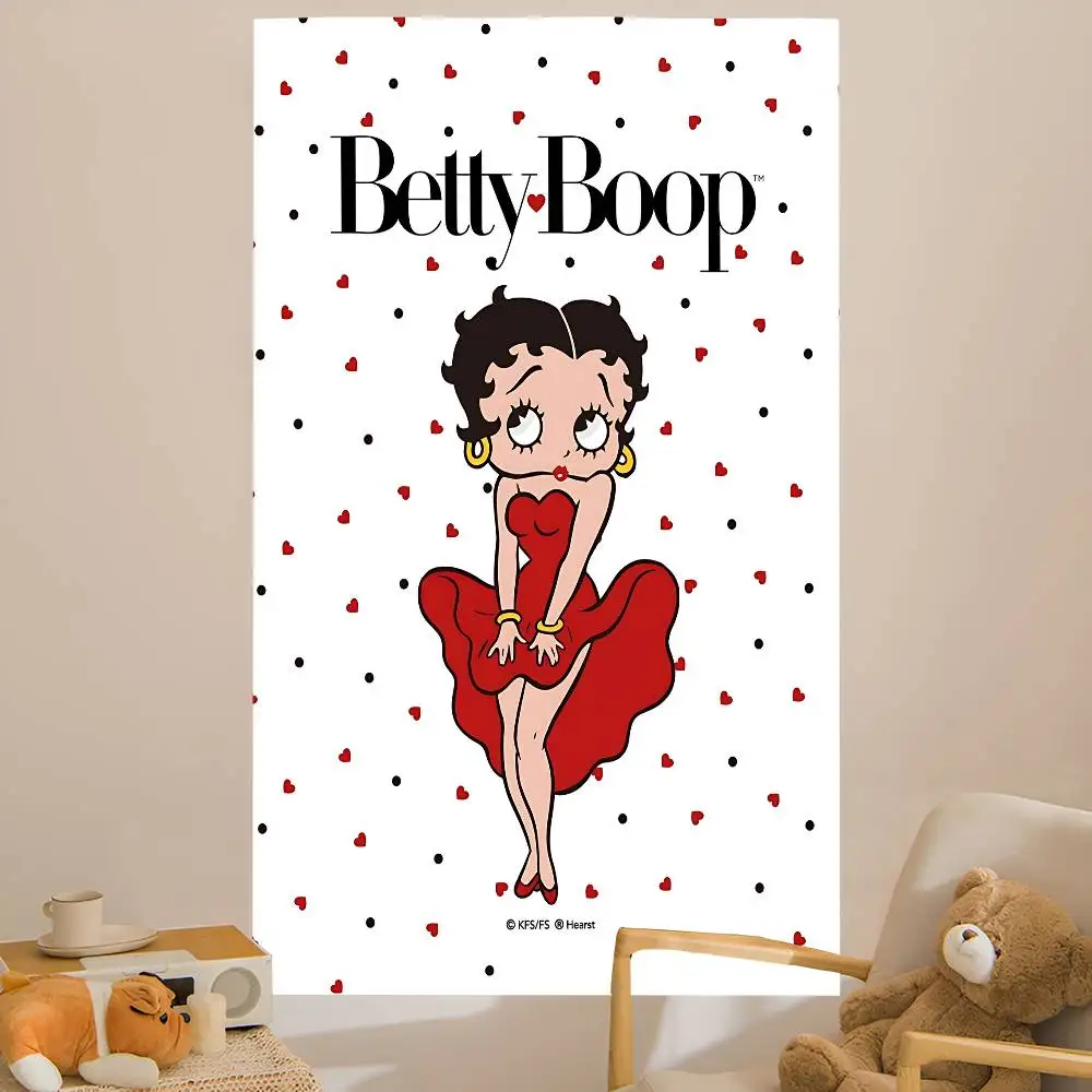 B-Betty-Cute-Boops DIY Wall Tapestry for Living Room Home Dorm Decor Wall Art Decor