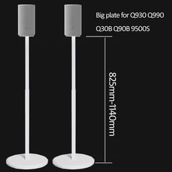 (1 paio = 2 pezzi) bianco SF10L 82,5 cm-114 cm Q930 9500 990C Q990 Q30B Q90B base rotonda regolare supporto da pavimento per display altoparlante con suono surround