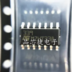 10 sztuk/partia LM339DT LM339D oznaczenie 339 SOIC-14 LM339 komparatory napięcia małej mocy