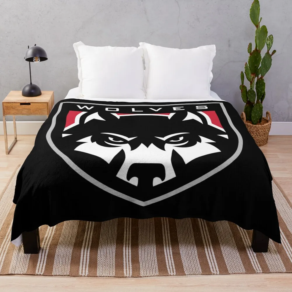 

The Western Oregon Wolves Throw Blanket Sofa Soft Plaid Blankets