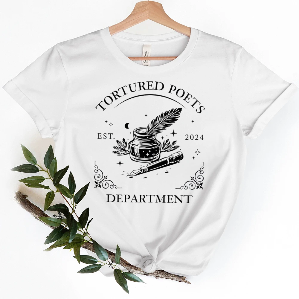 Music Lover T Shirt New Album Tortured Poets Department Women's T-shirts The ErasTour Merch All’s Fair in Love and Poetry Fans T