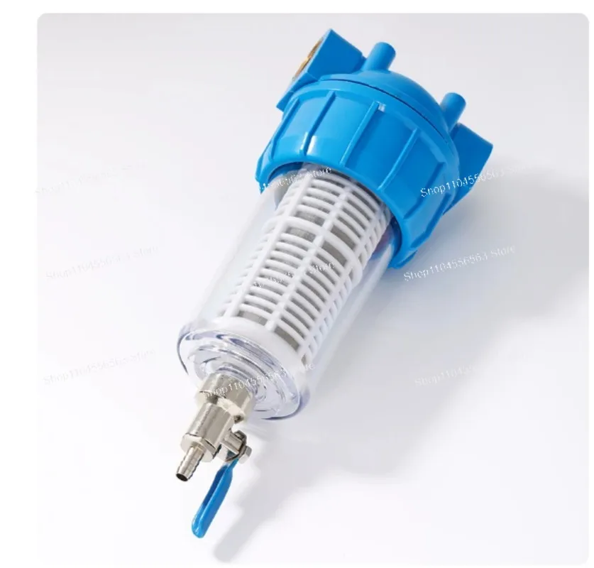5 Inch Small Backwash Water Filter Housing with Sewage Outlet, 1/2