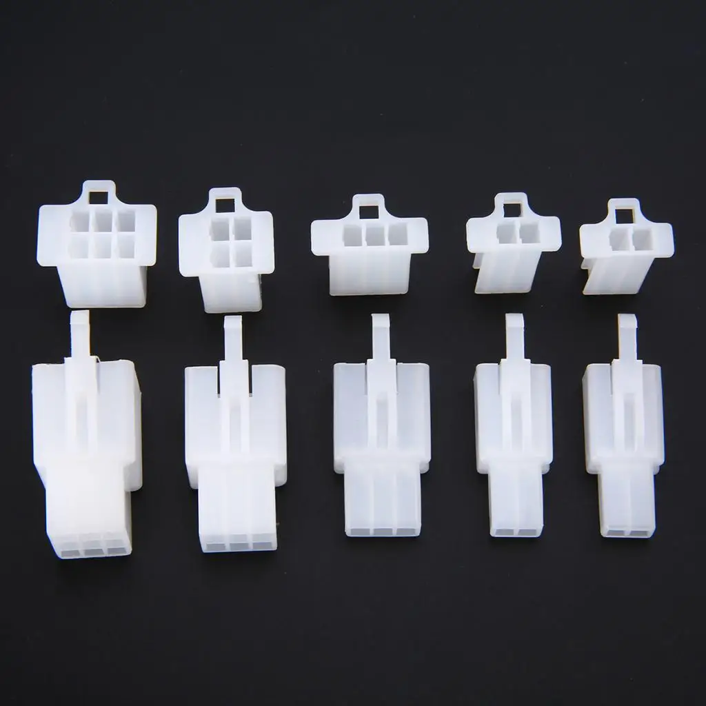 Multi Pin Male Female Cable Terminal Plug 2 3 4 6 9 Way Kit for Electric Bike Car Boat Scooter