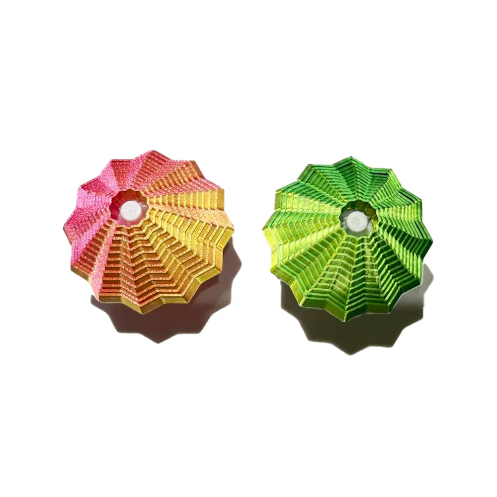 2個入り 3Dプリント製 大根タワーパズル おもちゃ 八角形 フィジェット感覚スピナー ストレス解消 減圧玩具 子供と大人向け