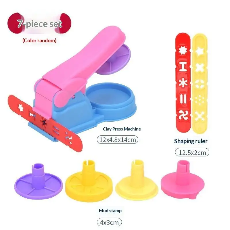 New！Fun Play Tools Kit For Kids Children Toddlers Playdough Extruders Knives Rollers Cutters Plasticine Clay Accessories Toy