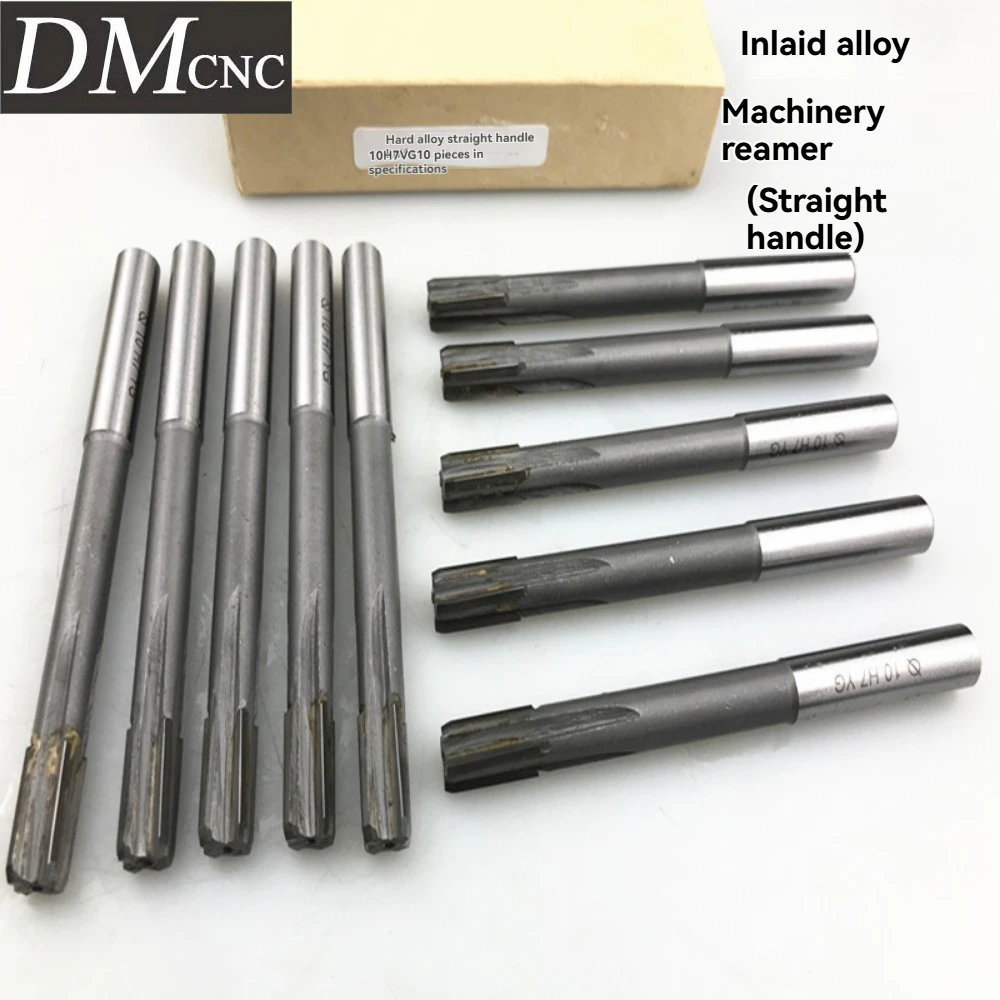 

Твердосплавная машинная развертка YG8, вольфрамовая сталь, прямой хвостовик, удлиненная длина, H7, точность 4-20 мм