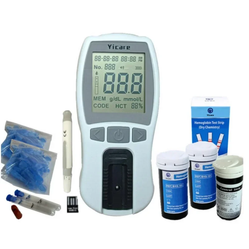 Hb Test Meter Analyzer Kit 75 Strips