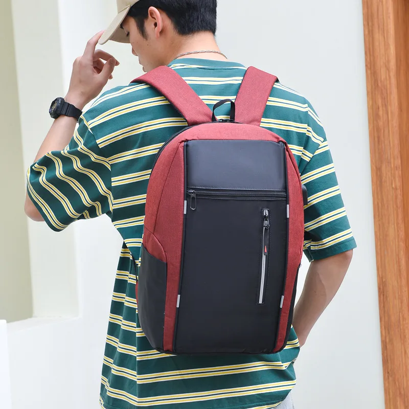 USB charging business commuter shoulder computer bag college student schoolbag high value dirt-resistant backpack men's advanced